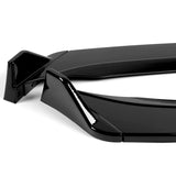 For 2014-2019 Chevrolet Corvette C7 ST-Style Painted Black Front Bumper Splitter Spoiler Lip 3PCS