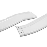 For 2014-2019 Chevrolet Corvette C7 ST-Style Painted White Front Bumper Splitter Spoiler Lip 3PCS