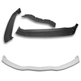 For 2014-2019 Chevrolet Corvette C7 ST-Style Painted White Front Bumper Splitter Spoiler Lip 3PCS