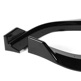 For 2011-2014 Dodge Charger SRT Painted Black Front Bumper Body Splitter Spoiler Lip 3PCS