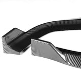 For 2011-2014 Dodge Charger SRT Carbon Look Front Bumper Body Splitter Spoiler Lip 3PCS