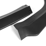 For 2011-2014 Dodge Charger SRT Matte Black Front Bumper Body Splitter Spoiler Lip 3PCS