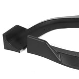 For 2011-2014 Dodge Charger SRT Matte Black Front Bumper Body Splitter Spoiler Lip 3PCS