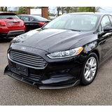 For 2013-2016 Ford Fusion Mondeo Painted Black Front Bumper Body Splitter Spoiler Lip 3PCS