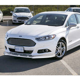 For 2013-2016 Ford Fusion Mondeo Painted White Front Bumper Body Splitter Spoiler Lip 3PCS