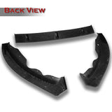 For 2013-2016 Ford Fusion Mondeo Carbon Fiber Front Bumper Body Splitter Spoiler Lip 3PCS