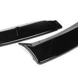 For 2014-2016 Toyota Corolla Base L/LE Model Painted Black Front Bumper Body Splitter Spoiler Lip 3PCS