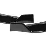 For 2014-2016 Toyota Corolla Base L/LE Model Painted Black Front Bumper Body Splitter Spoiler Lip 3PCS
