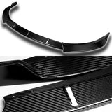 For 2014-2016 Toyota Corolla Base L/LE Model Carbon Fiber Front Bumper Body Splitter Spoiler Lip 3PCS