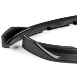 For 2016-2019 Jaguar XE STP-Style Matte Black Front Bumper Body Splitter Spoiler Lip 3PCS