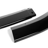 For 2003-2005 Nissan 350Z Z33 CT-Style Painted Black Front Bumper Body Splitter Spoiler Lip 3PCS