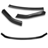 For 2003-2005 Nissan 350Z Z33 CT-Style Painted Black Front Bumper Body Splitter Spoiler Lip 3PCS