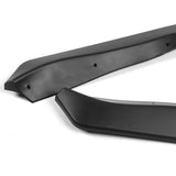 For 2003-2005 Nissan 350Z Z33 CT-Style Matte Black Front Bumper Body Splitter Spoiler Lip 3PCS