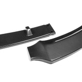For 2019-2021 BMW G20 G21 3-Series Sport-Line Carbon Look Front Bumper Body Splitter Spoiler Lip 3PCS