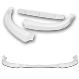 For 2019-2021 BMW G20 G21 3-Series Sport-Line Painted White Front Bumper Body Splitter Spoiler Lip 3PCS