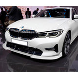 For 2019-2021 BMW G20 G21 3-Series Sport-Line Painted White Front Bumper Body Splitter Spoiler Lip 3PCS