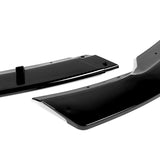 For 2015-2017 Hyundai Sonata STP-Style Painted Black Front Bumper Body Splitter Spoiler Lip 3PCS