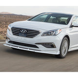 For 2015-2017 Hyundai Sonata STP-Style Painted White Front Bumper Body Splitter Spoiler Lip 3PCS