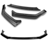 For 2018-2019 Hyundai Sonata Painted Black Front Bumper Body Splitter Spoiler Lip 3PCS
