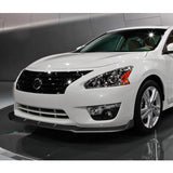 For 2013-2015 Nissan Altima Sedan Carbon Look Front Bumper Body Splitter Spoiler Lip 3PCS