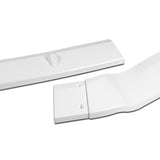 For 2013-2015 Nissan Altima Sedan Painted White Front Bumper Body Splitter Spoiler Lip 3PCS