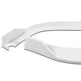For 2013-2015 Nissan Altima Sedan Painted White Front Bumper Body Splitter Spoiler Lip 3PCS