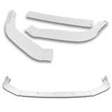 For 2013-2015 Nissan Altima Sedan Painted White Front Bumper Body Splitter Spoiler Lip 3PCS