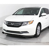 For 2011-2017 Honda Odyssey CK-Style Carbon Look Sport Front Bumper Body Splitter Spoiler Lip 3PCS