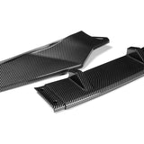 For 2018-2020 Honda Odyssey CK-Style Carbon Look Sport Front Bumper Body Splitter Spoiler Lip 3PCS