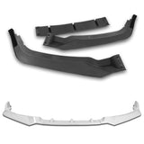 For 2018-2020 Honda Odyssey CK-Style Painted White Sport Front Bumper Body Splitter Spoiler Lip 3PCS