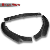 For 2017-2021 Alfa Romeo Giulia Carbon Fiber Front Bumper Body Kit Spoiler Lip 3PCS