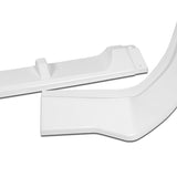 For 2019-2021 Toyota Avalon STP-Style Painted White Front Bumper Body Splitter Spoiler Lip 3PCS