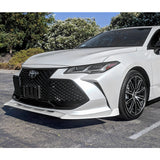 For 2019-2021 Toyota Avalon STP-Style Painted White Front Bumper Body Splitter Spoiler Lip 3PCS