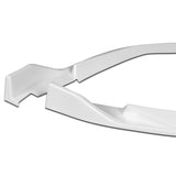 For 2016-2018 Nissan Maxima GT-Style Painted White Front Bumper Body Splitter Spoiler Lip 3PCS