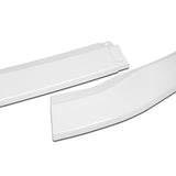 For 2016-2018 Lexus ES300H ES350 Painted White Front Bumper Body Splitter Spoiler Lip 3PCS