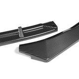 For 2011-2013 Kia Optima STP-Style Carbon Look Front Bumper Body Splitter Spoiler Lip 3PCS