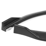 For 2011-2013 Kia Optima STP-Style Matte Black Front Bumper Body Splitter Spoiler Lip 3PCS