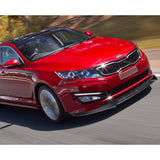 For 2011-2013 Kia Optima STP-Style Matte Black Front Bumper Body Splitter Spoiler Lip 3PCS