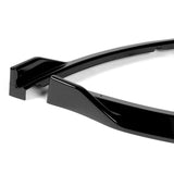 For 2014-2015 Kia Optima STP-Style Painted Black Front Bumper Body Splitter Spoiler Lip 3PCS
