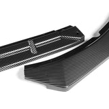 For 2014-2015 Kia Optima STP-Style Carbon Look Front Bumper Body Splitter Spoiler Lip 3PCS