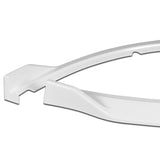 For 2014-2015 Kia Optima STP-Style Painted White Front Bumper Body Splitter Spoiler Lip 3PCS