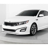 For 2014-2015 Kia Optima STP-Style Painted White Front Bumper Body Splitter Spoiler Lip 3PCS