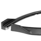 For 2014-2015 Kia Optima STP-Style Matte Black Front Bumper Body Splitter Spoiler Lip 3PCS