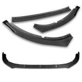 For 2014-2015 Kia Optima STP-Style Matte Black Front Bumper Body Splitter Spoiler Lip 3PCS