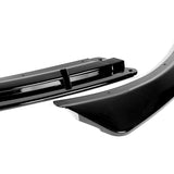 For 2016-2018 Kia Optima LX EX STP-Style Painted Black Front Bumper Body Splitter Spoiler Lip 3PCS