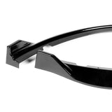 For 2016-2018 Kia Optima LX EX STP-Style Painted Black Front Bumper Body Splitter Spoiler Lip 3PCS