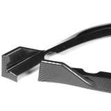 For 2016-2018 Kia Optima SX SXL STP-Style Carbon Look Front Bumper Body Splitter Spoiler Lip 3PCS