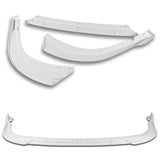For 2016-2018 Kia Optima SX SXL STP-Style Painted White Front Bumper Body Splitter Spoiler Lip 3PCS