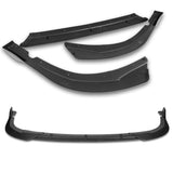 For 2016-2018 Kia Optima SX SXL STP-Style Matte Black Front Bumper Body Splitter Spoiler Lip 3PCS
