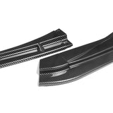 For 2020-2025 Toyota Corolla XSE SE Carbon Look Front Bumper Body Splitter Spoiler Lip 3PCS